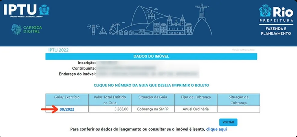 Carnê IPTU