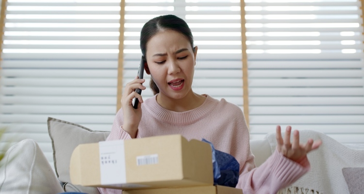Problemas com compras online