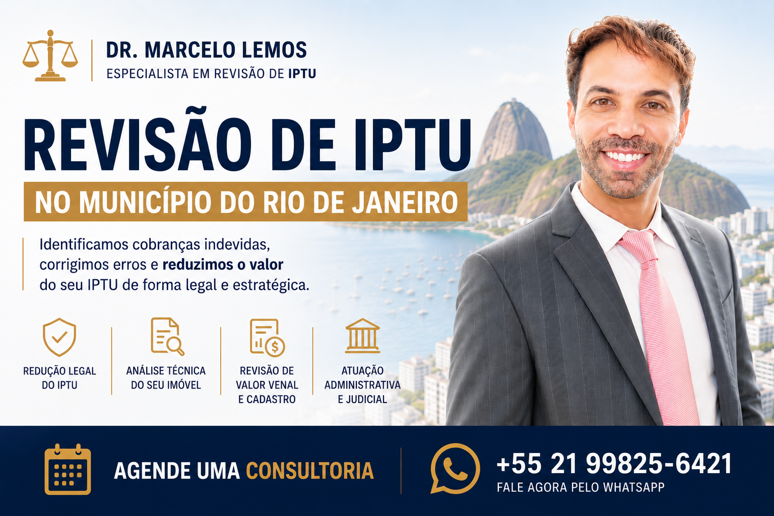 Dr. Marcelo Lemos - Especialista em Revisão de IPTU